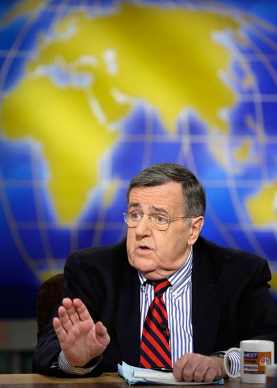 Mark Shields, political analyst of PBS's 