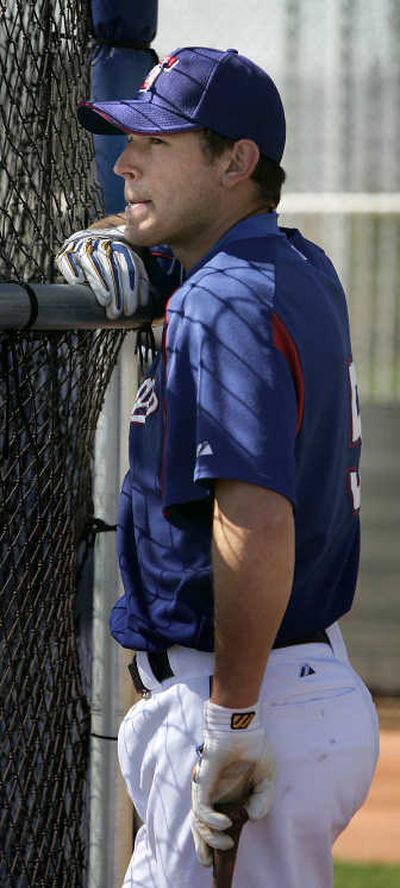 
Former Spokane Indian Travis Metcalf made his Major League debut in May.
 (File Associated Press / The Spokesman-Review)