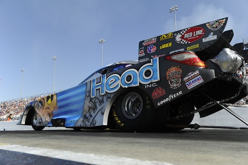 NHRA Funny Car rookie, Chad Head, earned the top qualifying position at zMAX Dragway in Concord, NC. (Photo courtesy of NHRA)