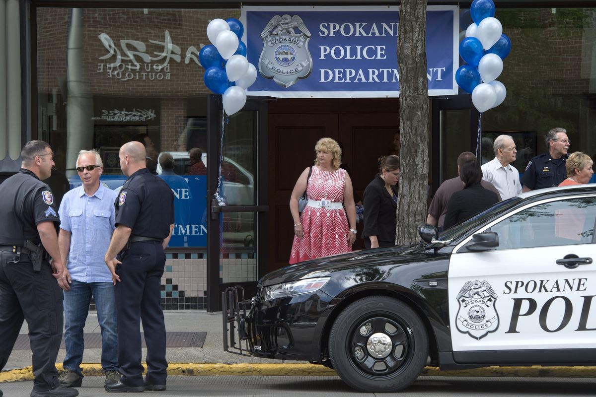 The Spokane Police Department opened a new facility in June of 2013 next to the STA Plaza on Riverside Avenue. (Dan Pelle / The Spokesman-reivew)