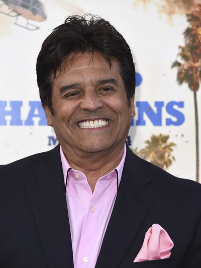 Erik Estrada arrives at the Los Angeles premiere of “CHIPS” at the TCL Chinese Theatre on Monday, March 20, 2017. (Jordan Strauss / Invision/AP)