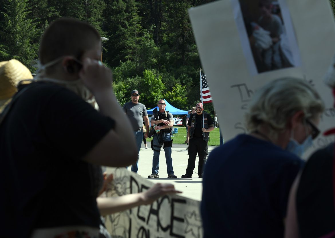 Defund The Police Protest In Coeur Dalene June 23 2020 The