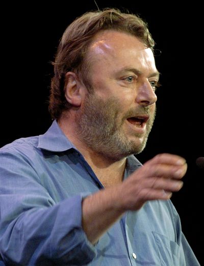 Christopher Hitchens, seen here in September 2005, died Thursday of cancer. (Associated Press)