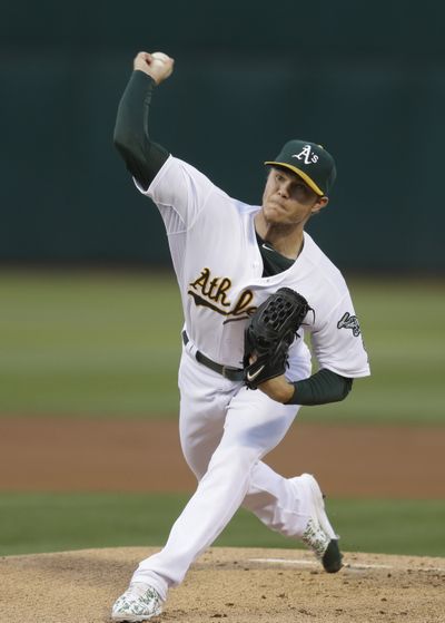 Sonny Gray leads the American League with an earned-run average of 2.06 as his Oakland Athletics guide the way in team ERA at 3.43, just ahead of Houston. (Associated Press)