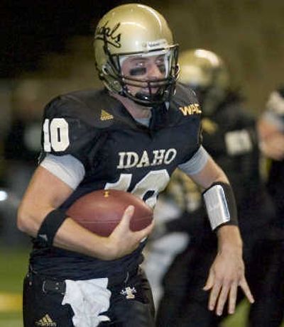 
UI QB Nathan Enderle will have to learn from the sidelines.Associated Press
 (Associated Press / The Spokesman-Review)