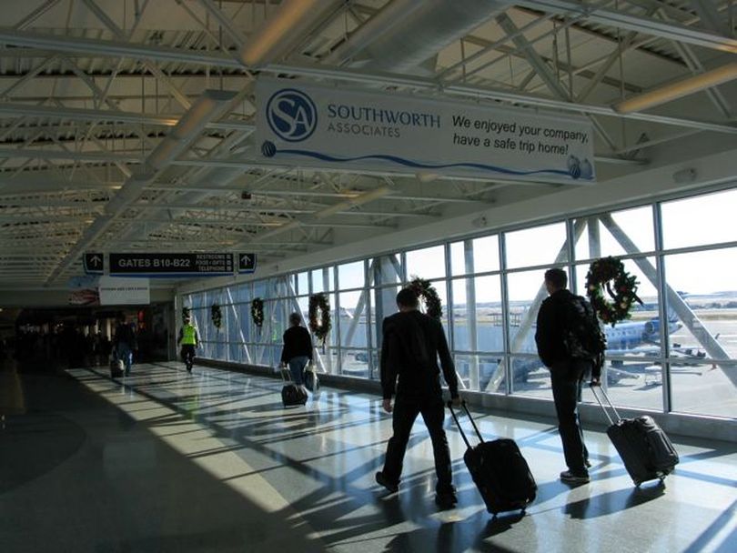 The Boise Airport on a December Monday (Betsy Russell)