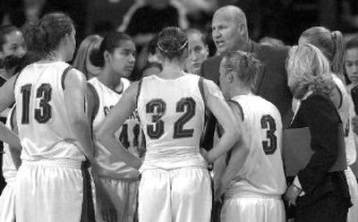 
Gonzaga women's basketball coach Kelly Graves says he doesn't think his teams have been hexed. 
 (Dan Pelle / The Spokesman-Review)