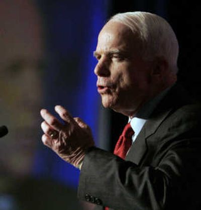 
Sen. John McCain speaks to the Conservative Political Action Conference Thursday.Associated Press
 (Associated Press / The Spokesman-Review)
