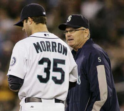 Associated Press The bullpen has been just one of several disappointing areas for M's manager John McLaren.
(Associated Press / The Spokesman-Review)