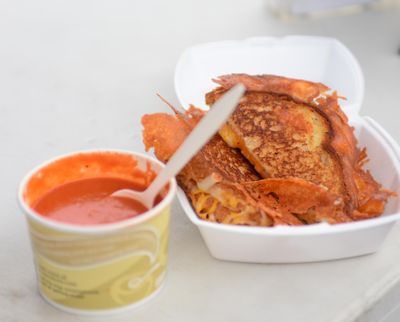 Meltz Extreme Grilled Cheese specializes in gourmet grilled cheese. (Jesse Tinsley / The Spokesman-Review)