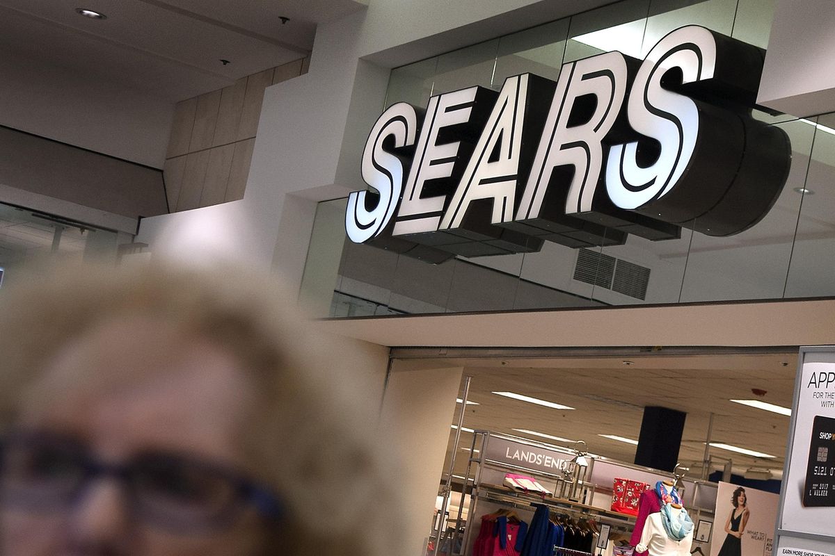 Sears at Northtown Mall was open for business on Wednesday, March 22, 2017. The corporate owner of Sears and Kmart said on Tuesday that there was substantial doubt that it could continue operating, as brick-and-mortar stores continue to face challenges in an e-commerce world. (Kathy Plonka / The Spokesman-Review)
