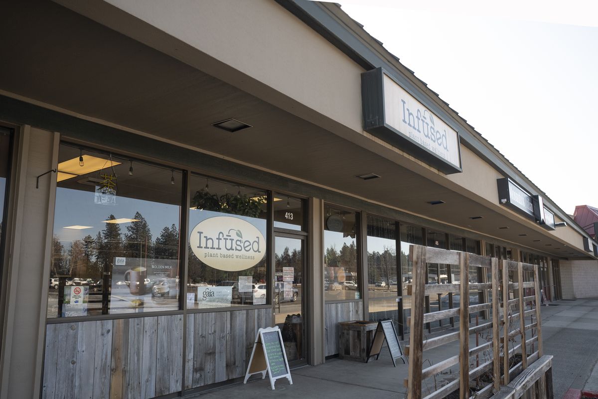Infused Wellness, at 413 W. Hastings Road in the Fairwood neighborhood, carries teas, herbs, a variety of supplements and specialty drinks, almost all of them focused on improving health.  (Jesse Tinsley/The Spokesman-Review)