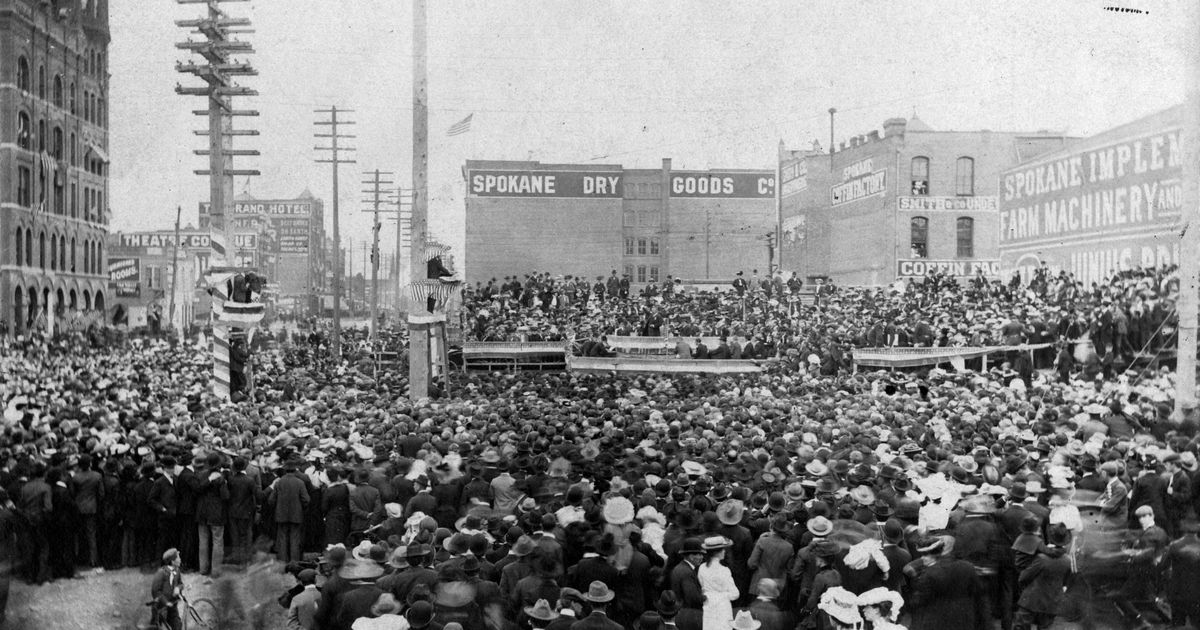 Then and Now: Teddy Roosevelt visits Spokane | The Spokesman-Review