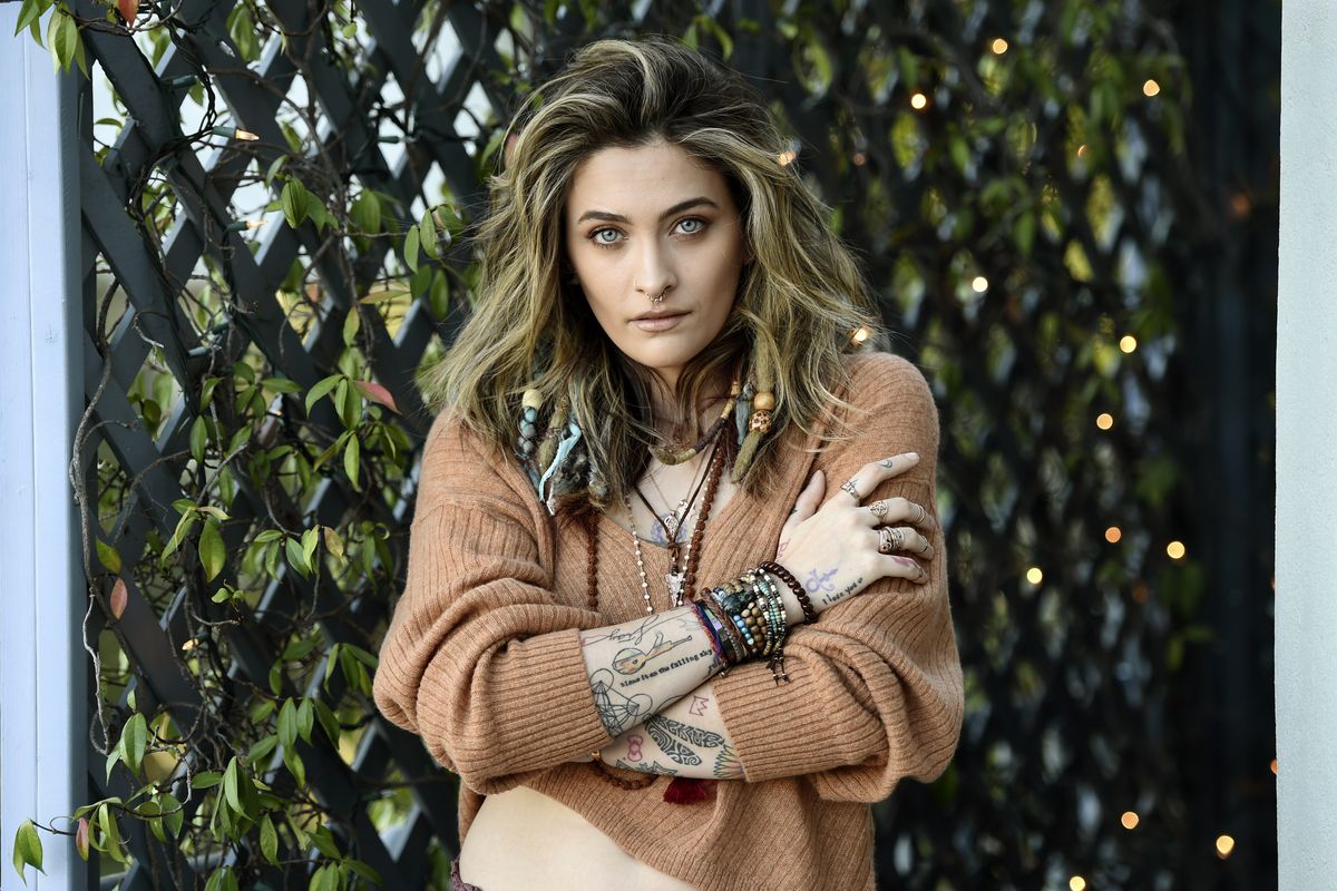 Paris Jackson poses for a portrait in Beverly Hills, Calif., on Oct. 27, 2020, to promote her debut solo album "Wilted," releasing on Nov. 13. Her new single “Let Down” drops Friday, Oct. 30.  (Chris Pizzello/Associated Press)