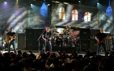 
Nickelback performs during the 
