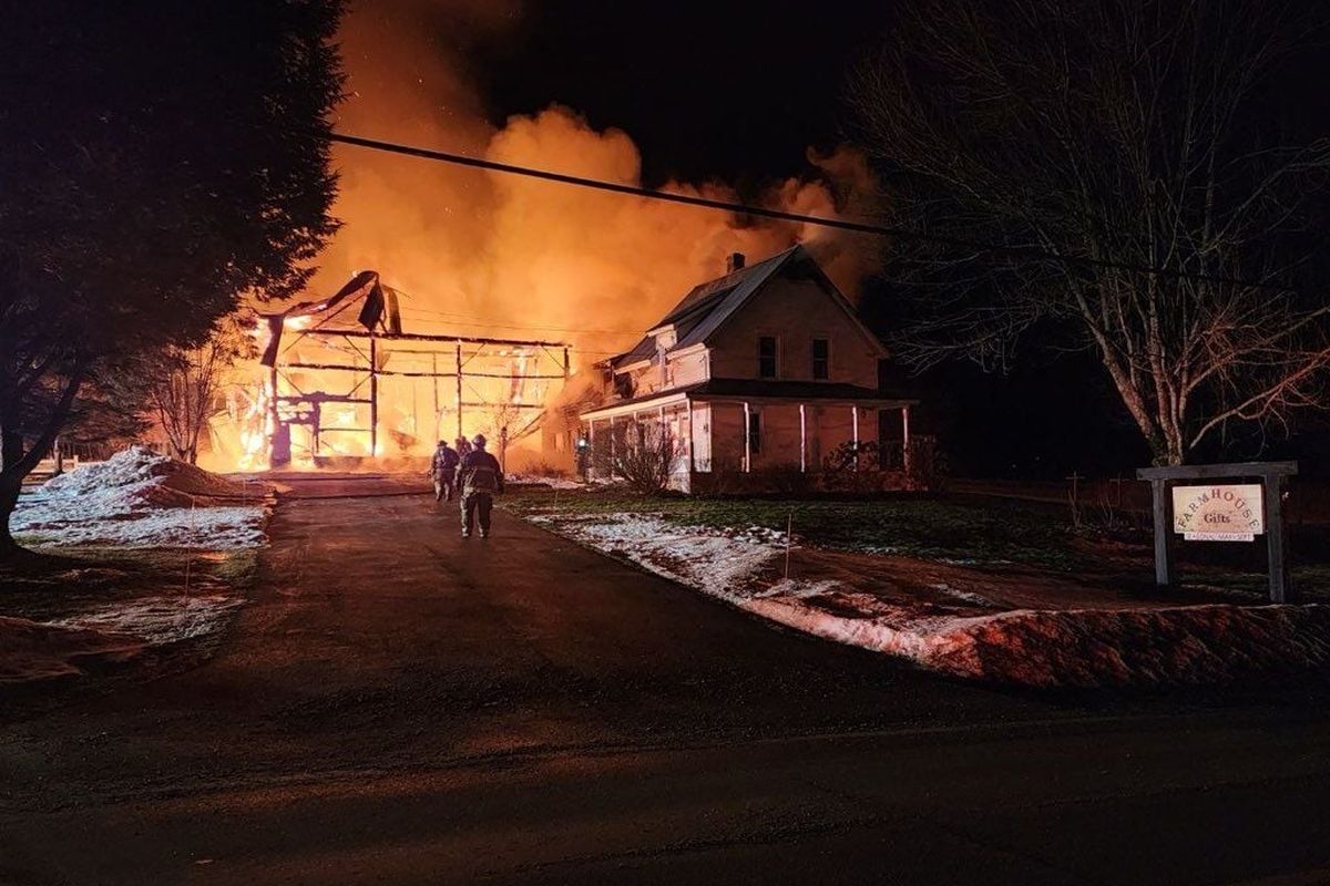 In the early hours of New Year’s Day, a blaze broke out at a barn in Atkinson, Maine. Three teenage boys, who were driving home, saw the flames from a distance and rescued the couple living inside the neighboring farmhouse. 