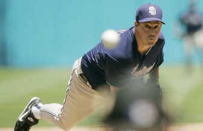 
Padres right-hander Greg Maddux may be nearing the end of an illustrious career.Associated Press
 (Associated Press / The Spokesman-Review)