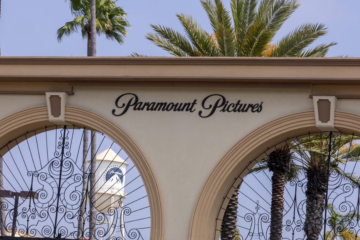 The Paramount Pictures studio lot on Melrose Avenue on June 5, 2024, in Hollywood.   (Brian van der Brug/Los Angeles Times/TNS)