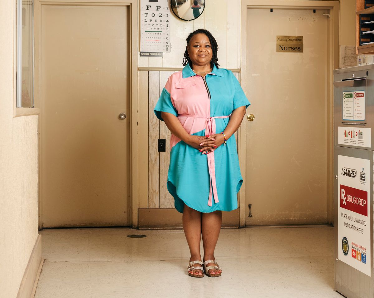 Melissa Buford, a diabetic with high blood pressure who is no longer eligible for Medicaid because her income increased, in Marianna, Ark., May 19, 2023. As states begin to drop people from their Medicaid programs, early data shows that many recipients are losing their coverage for procedural reasons. (Whitten Sabbatini/The New York Times)  (WHITTEN SABBATINI)