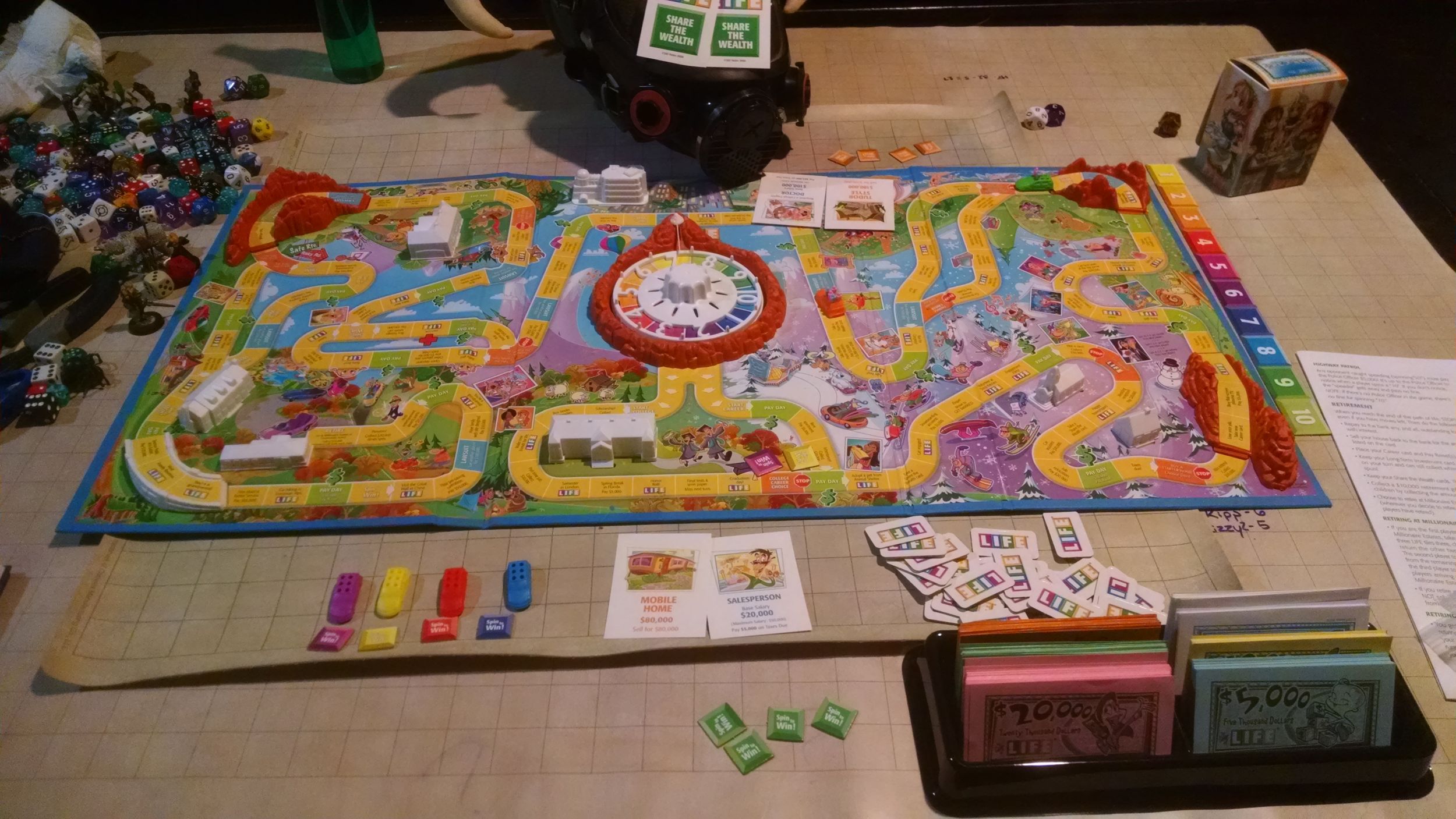 The Game of Life Board Game 2007