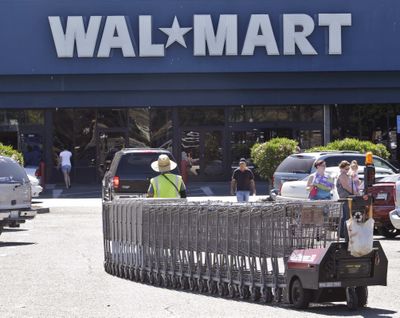 Wal-Mart Stores Inc. said Tuesday its second-quarter profit rose 5.7 percent. (Associated Press)