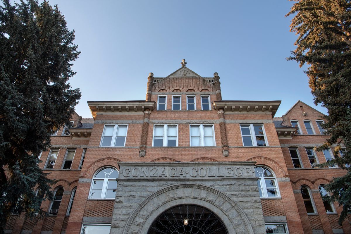 Gonzaga University’s administration building is seen on Friday, Aug. 31, 2018. The FBI has determined the people who "Zoom bombed" a meeting of Gonzaga