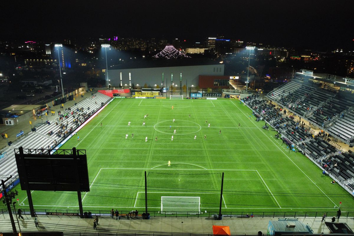 Present Day: ONE Spokane Stadium, the replacement for the former Joe Albi Stadium, opened in downtown Spokane in 2023. The stadium has approximately 5,000 seats. (Jesse Tinsley/THE SPOKESMAN-REVIEW)