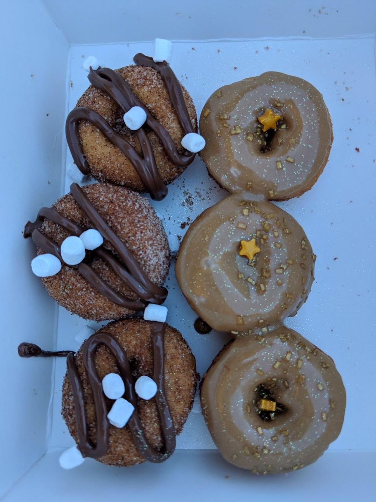 Hello Sugar specializes in mini doughnuts and plans to open a second location in Spokane Valley. The flagship store opened in June and shares space in Kendall Yards with Indaba Coffee Roasters. (Adriana Janovich / The Spokesman-Review)