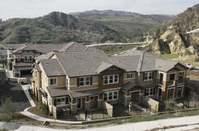
A KB Home development is under construction in Los Angeles. KB Home forecast another rough year for homebuilders, saying weak demand for new homes and falling profit margins will continue to plague the industry. Associated Press
 (Associated Press / The Spokesman-Review)