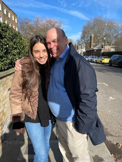 Hannah Lynch and her father, Mike Lynch.  (Courtesy of the Lynch Family)