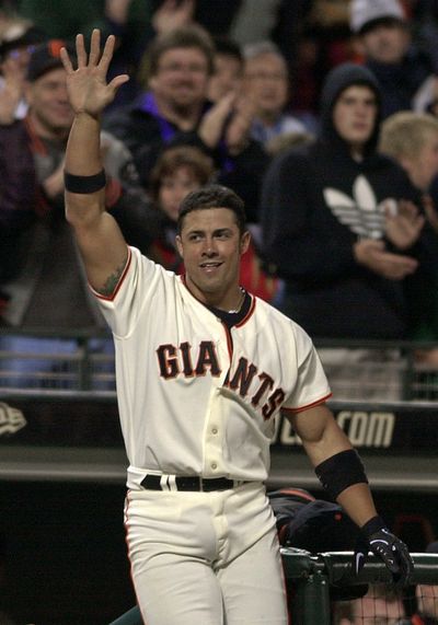 Bobby Estalella played with Bonds in 2000 and 2001. (Associated Press / The Spokesman-Review)