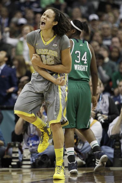 Baylor’s Brittney Griner was named most outstanding player. (Associated Press)