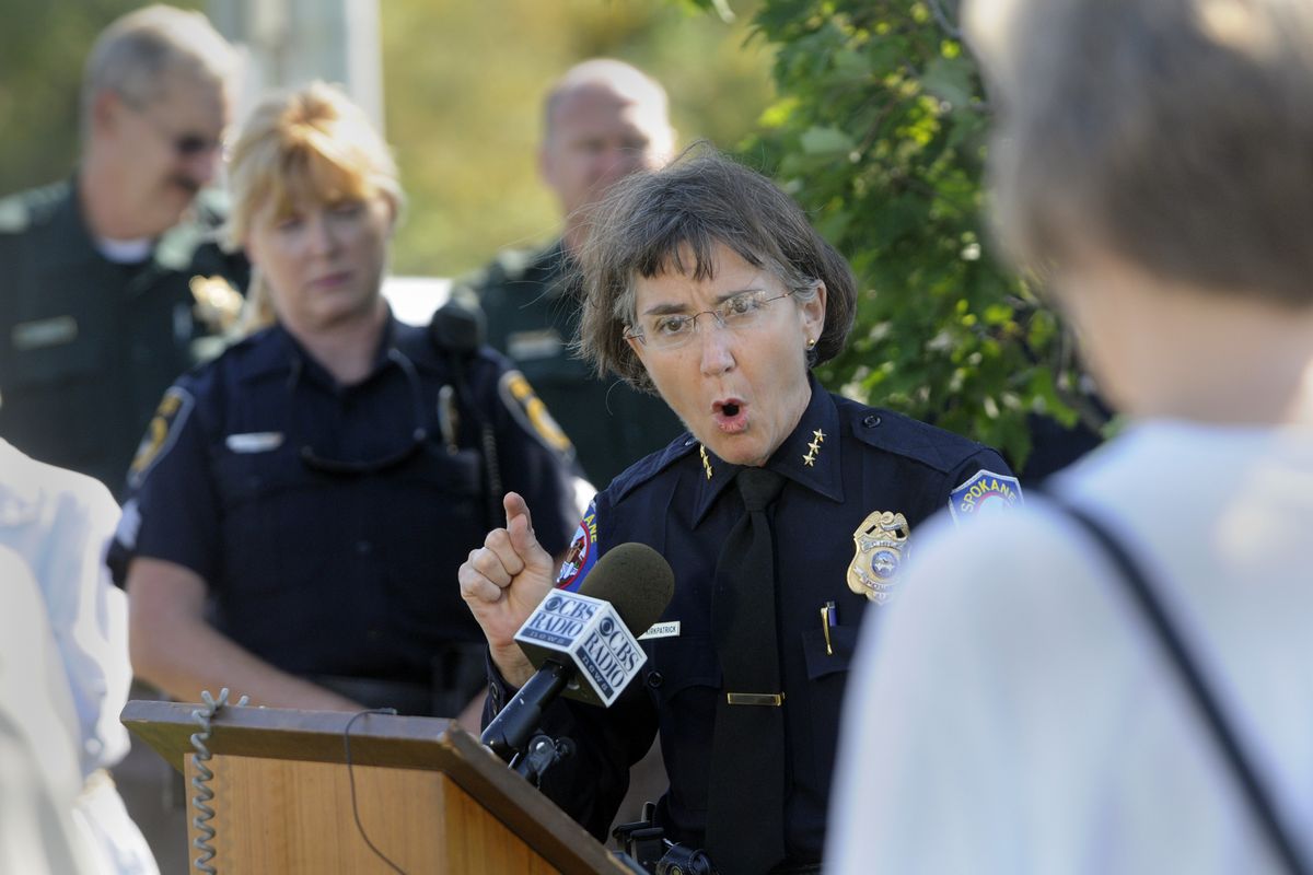 Spokane Police Chief Anne Kirkpatrick emphasizes her department