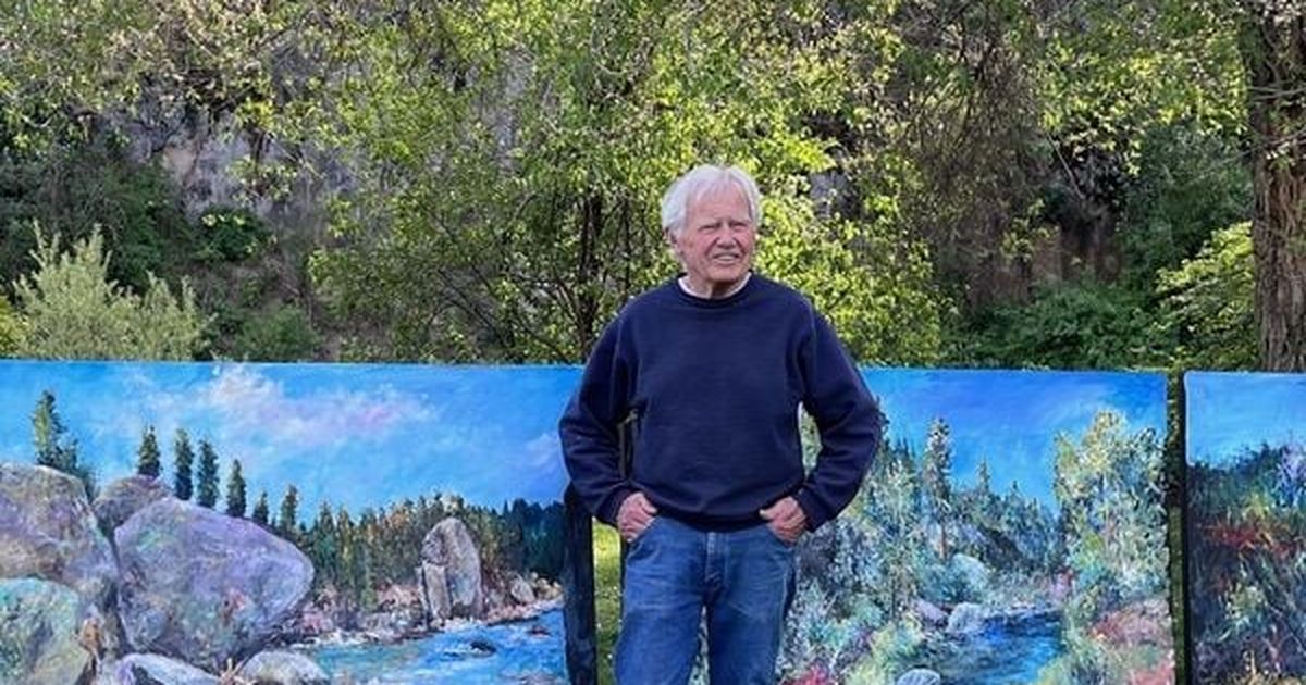 Painter LR Montgomery celebrates beauty of the region through artwork, donations