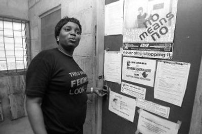 
Oluyemisi Obilade, a lecturer  at Obafemi Awolowo University in Ile Ife, Nigeria, formed WARSHE to fight sexual harassment and abuse of young women at the university.
 (Associated Press / The Spokesman-Review)