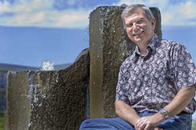
Jon Lewis sits for a photo outside the Partners International headquarters.
 (CHRISTOPHER ANDERSON / The Spokesman-Review)