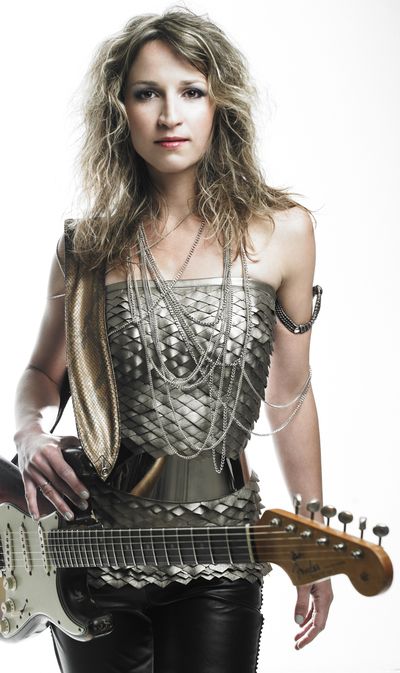 Ana Popovic says her influences range from Stevie Ray Vaughn to Albert Collins.