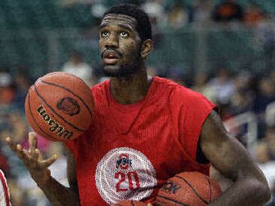 
Ohio State's Greg Oden may not be as big a factor as is supposed. 
 (Associated Press / The Spokesman-Review)