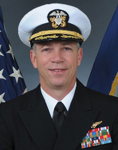 In this undated photo released by the U.S. Navy, Navy Capt. Owen Honors is shown in an official portrait. (Associated Press)