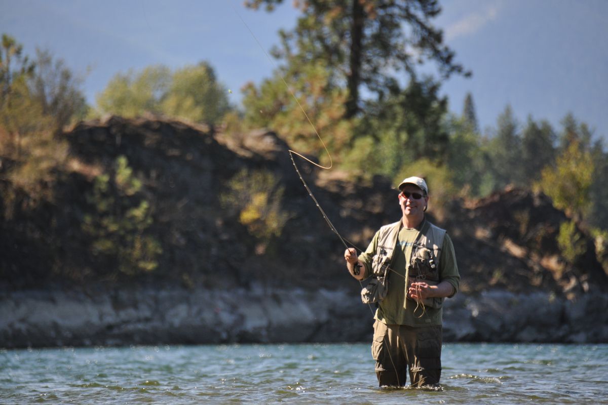 Chip Corsi enjoys fly-fishing on the Kootenai River. After 42 years with the Idaho Department of Fish and Game, Corsi retried in June.  (Courtesy of Rich Landers)
