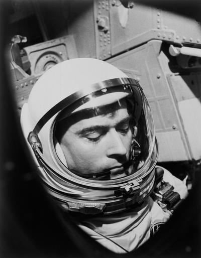 This 1965 photo made available by NASA shows John Young during the Gemini 3 mission. NASA says the astronaut, who walked on the moon and later commanded the first space shuttle flight, died on Friday, Jan. 5, 2018. He was 87. (Associated Press)