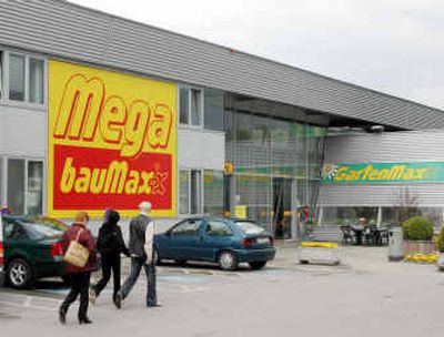 
 BauMax's headquarters in Klosterneuburg next to Vienna are shown Tuesday. 
 (Associated Press / The Spokesman-Review)