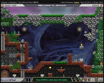 Jetpack 2 has yet to receive a full release, but its beta is three stages long and upgrades the graphics of the 1993 classic.