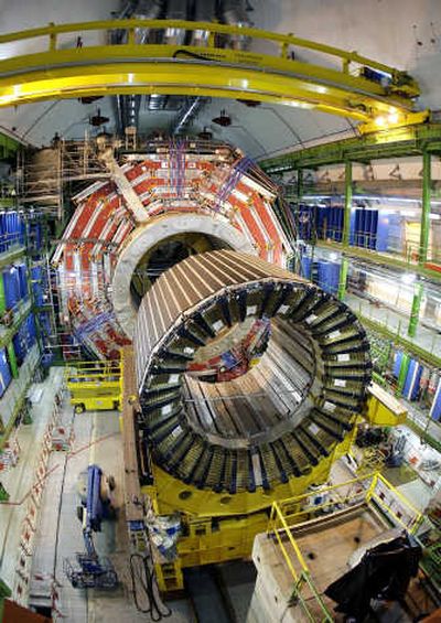 
The magnet core of Large Hadron Collider. Associated Press
 (File Associated Press / The Spokesman-Review)