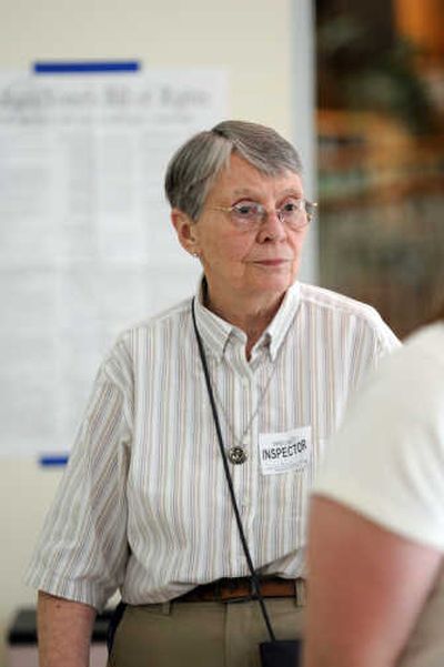 
Sister Julie McGuire had to turn away other nuns from polls in South Bend, Ind. Associated Press
 (Associated Press / The Spokesman-Review)