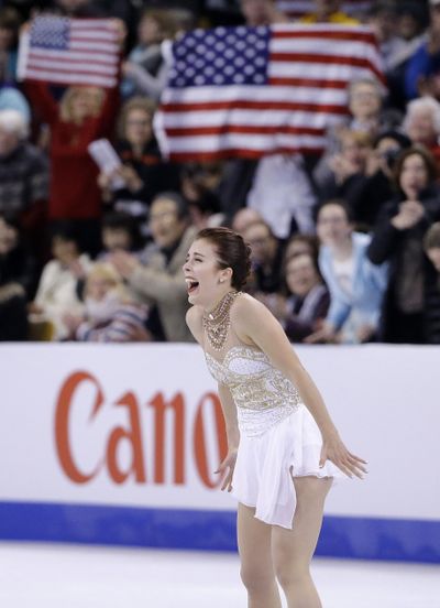 American skater Ashley Wagner has been added to Team North America’s roster for the upcoming Team Challenge Cup at the Arena. (Associated Press)