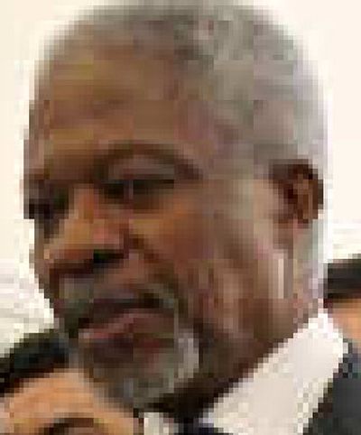 
Annan 
 (The Spokesman-Review)