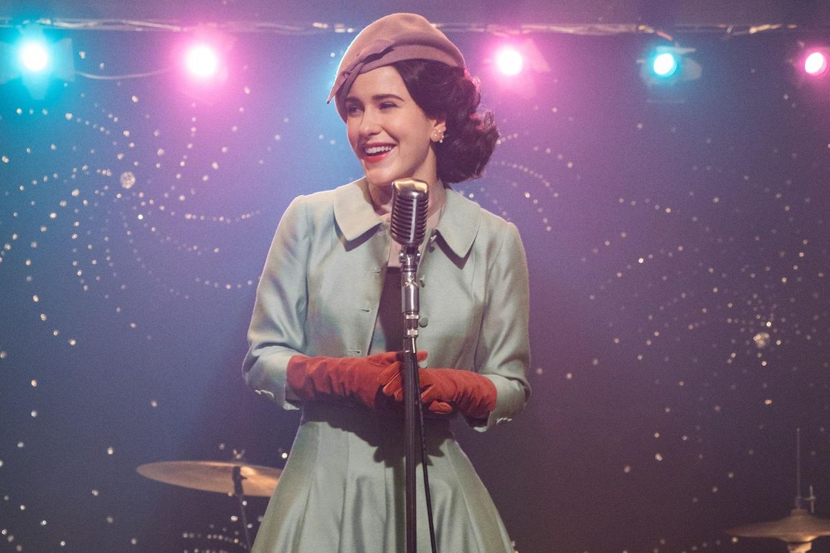 Rachel Brosnahan is “The Marvelous Mrs. Maisel.” (Nicole Rivelli / Amazon Studios)