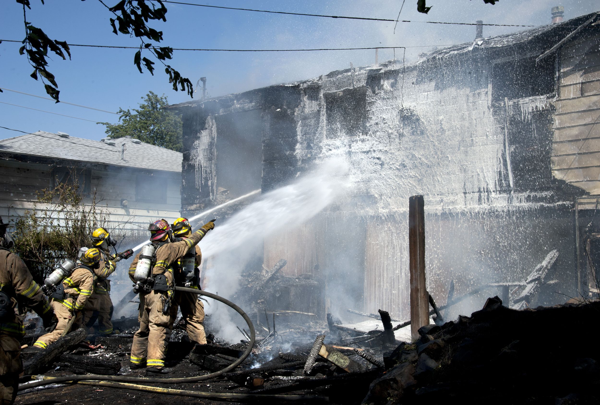 Burned North Spokane House A Total Loss | The Spokesman-Review