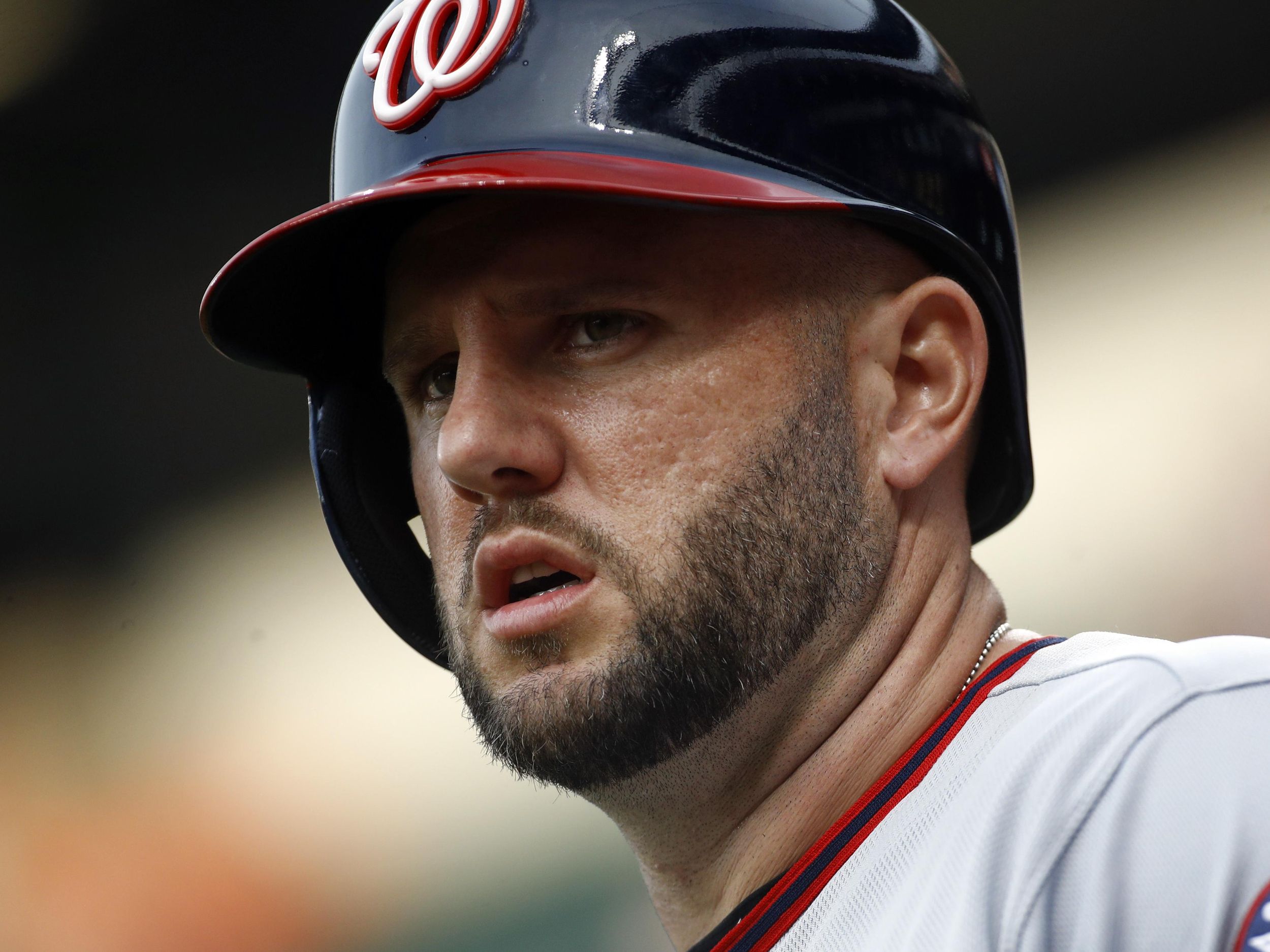 Disappointing Nationals trade Daniel Murphy to Cubs, Matt Adams to  Cardinals